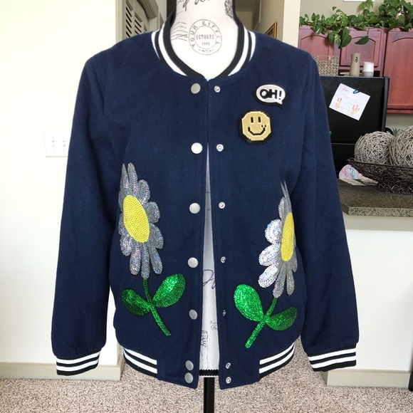 HOST PICK! 🌼NWOT Cute Sequined Jacket🌼 - Picture 1 of 8